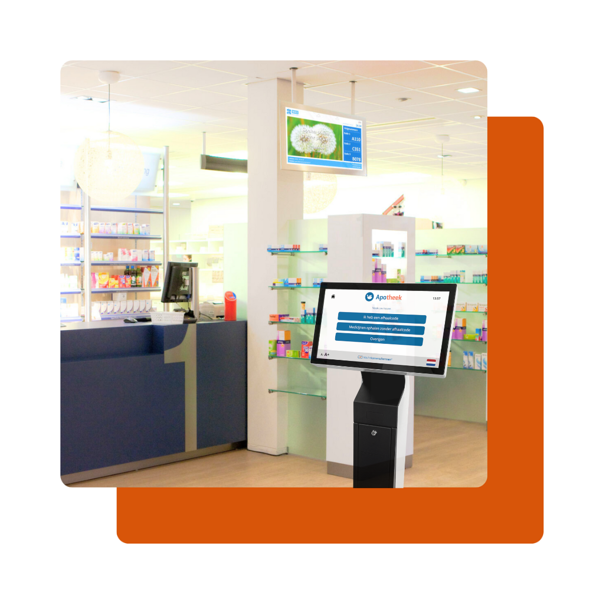 Volgnummersysteem voor apotheken en zorginstellingen